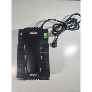 CyberPower 825AVR‎ UPS Battery Backup Surge Protector 8 Outlets Black CP825AVR